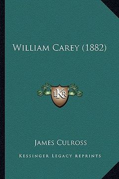 portada william carey (1882) (en Inglés)