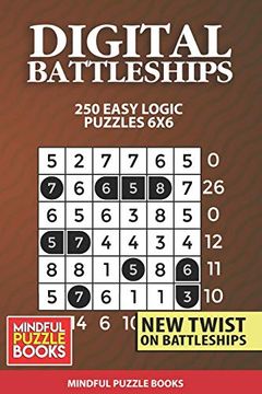 portada Digital Battleships: 250 Easy Logic Puzzles 6x6 (Battleships Collections) (in English)