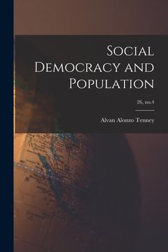 portada Social Democracy and Population; 26, no.4 (in English)