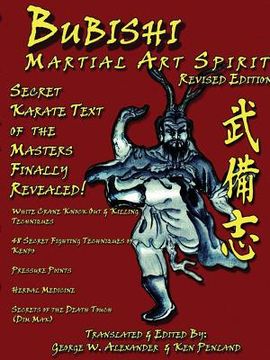 portada Bubishi Martial Art Spirit (en Inglés)