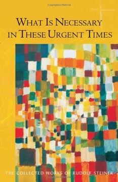 portada What is Necessary in These Urgent Times: (cw 196) (Collected Works of Rudolf Steiner) 