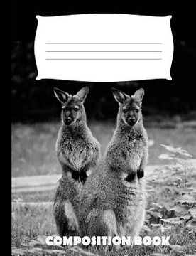 portada Composition Book: Wallaby Composition Notebook Wide Ruled (in English)