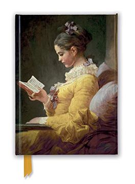 portada Jean-Honoré Fragonard: Young Girl Reading (Foiled Journal) (Flame Tree Nots) (in English)