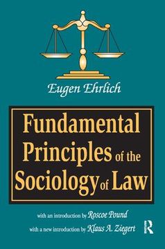 portada Fundamental Principles of the Sociology of Law (en Inglés)