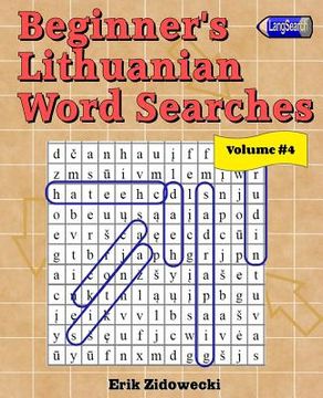 portada Beginner's Lithuanian Word Searches - Volume 4 (en Lituano)