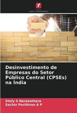 portada Desinvestimento de Empresas do Setor Público Central (Cpses) na Índia (en Portugués)
