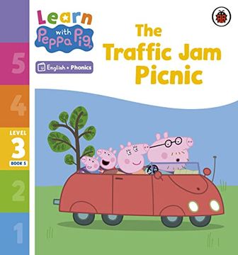 portada Learn With Peppa Phonics Level 3 Book 5 - the Traffic jam Picnic (Phonics Reader) (en Inglés)