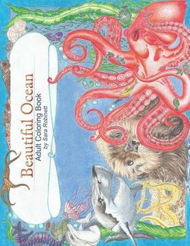 portada Adult Coloring Book: Beautiful Ocean (en Inglés)