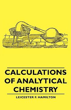 portada calculations of analytical chemistry (en Inglés)