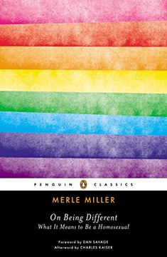 portada On Being Different: What it Means to be a Homosexual (Penguin Classics) (en Inglés)