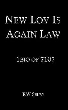 portada new lov is again law (en Inglés)