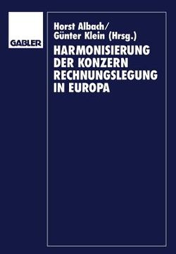 portada Harmonisierung Der Konzernrechnungslegung in Europa (in German)