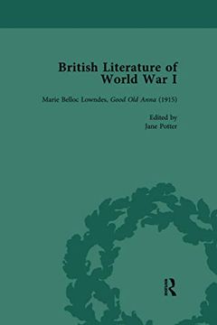 portada British Literature of World War I, Volume 3 (in English)