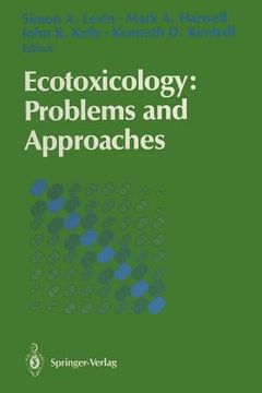 portada ecotoxicology: problems and approaches (en Inglés)