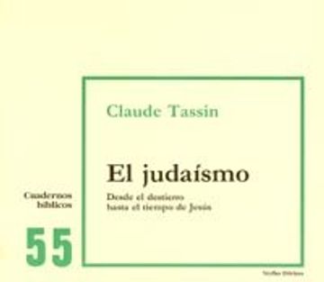 portada El judaísmo: Cuaderno Bíblico 55 (Cuadernos Bíblicos) (in Spanish)