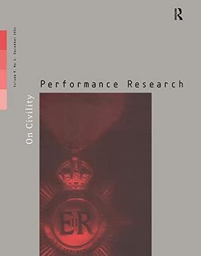 portada Performance Research 9:4 Dec 2 (en Inglés)