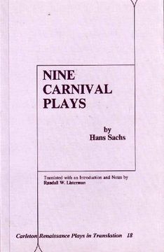 portada Nine Carnival Plays (Carleton Renaissance Plays in Translation) (en Inglés)