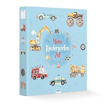 portada Trötsch Ordner Kindergarten Fahrzeuge Sammelordner Hefter a4 Motivordner Aktenordner Hefter Mappe Schnellhefter (in German)
