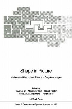 portada shape in picture: mathematical description of shape in grey-level images (en Inglés)