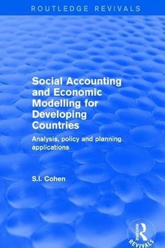 portada Social Accounting and Economic Modelling for Developing Countries: Analysis, Policy and Planning Applications (en Inglés)