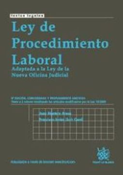 portada Ley de Procedimiento Laboral: Adaptada a la ley de la Nueva Ofici na Judicial (8ª ed)
