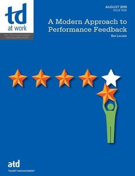 portada A Modern Approach to Performance Feedback (td at Work (Formerly Infoline)) (en Inglés)