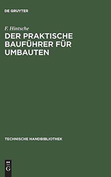 portada Der Praktische Bauführer für Umbauten (Technische Handbibliothek) (en Alemán)