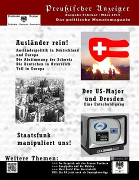 portada Preussischer Anzeiger: Das politische Monatsmagazin - Ausgabe Februar - März 2014 (en Alemán)