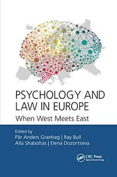 portada Psychology and law in Europe: When West Meets East (en Inglés)