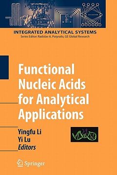 portada functional nucleic acids for analytical applications (en Inglés)