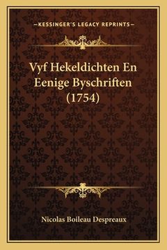 portada Vyf Hekeldichten En Eenige Byschriften (1754)