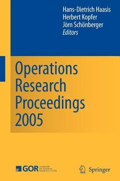 portada operations research proceedings 2005 (in English)