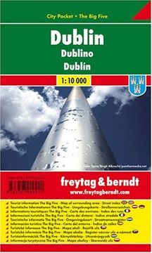 portada Dublín, plano callejero de bolsillo plastificado. City Pocket. Escala 1:10.000. Freytag & Berndt.