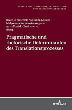 portada Pragmatische und Rhetorische Determinahb (en Alemán)