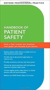 portada Oxford Professional Practice: Handbook of Patient Safety (in English)