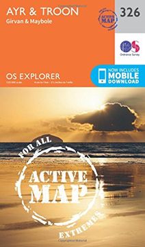 portada Ayr and Troon (OS Explorer Active Map)