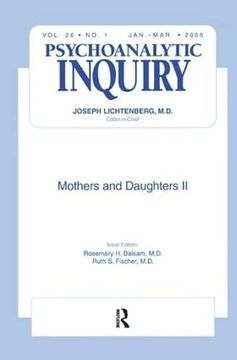 portada Mothers and Daughters II: Psychoanalytic Inquiry, 26.1 (en Inglés)