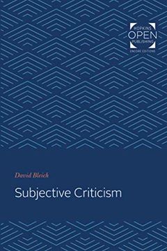 portada Subjective Criticism (in English)
