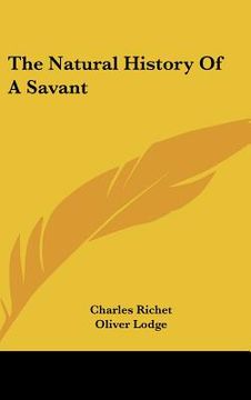 portada the natural history of a savant (en Inglés)