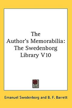 portada the author's memorabilia: the swedenborg library v10