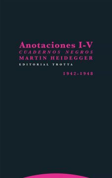 portada Anotaciones I-V: Cuadernos Negros (1942-1948) (in Spanish)
