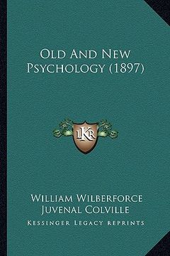 portada old and new psychology (1897)