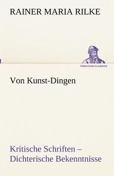 portada Von Kunst-Dingen (en Alemán)