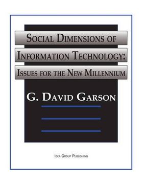 portada social dimensions of information technology: issues for the new millennium (en Inglés)