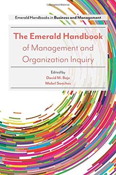 portada The Emerald Handbook of Management and Organization Inquiry (en Inglés)