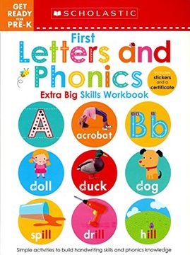 portada 1st Letters and Phonics (Scholastic Early Learners: Get Ready for Pre-K Extra big Skills) 