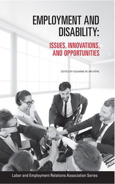 portada Employment and Disability: Issues, Innovations, and Opportunities
