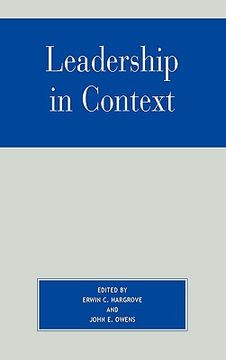 portada leadership in context (en Inglés)