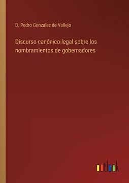 portada Discurso canónico-legal sobre los nombramientos de gobernadores