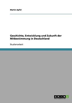 portada Geschichte, Entwicklung und Zukunft  der Mitbestimmung in Deutschland